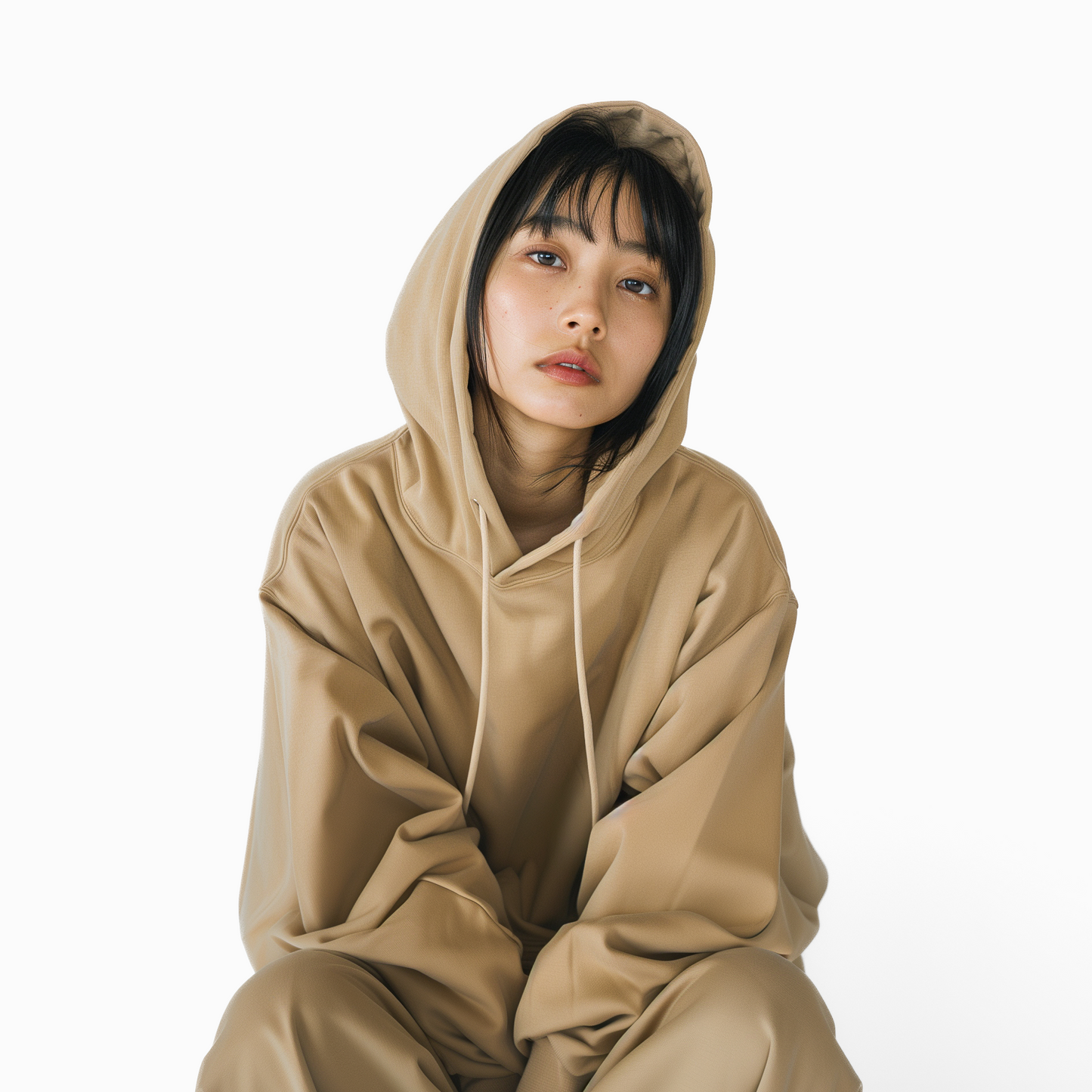 Tan hoodie